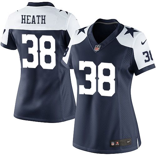 Women's Elite Jeff Heath Nike Jersey Navy Blue Alternate - #38 Throwback NFL Dallas Cowboys